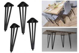 Nogi do stołu stolika jadalnego gięte super sztywne noga