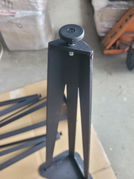 Nogi do stołu stolika jadalnego gięte super sztywne noga - zdjęcie 5