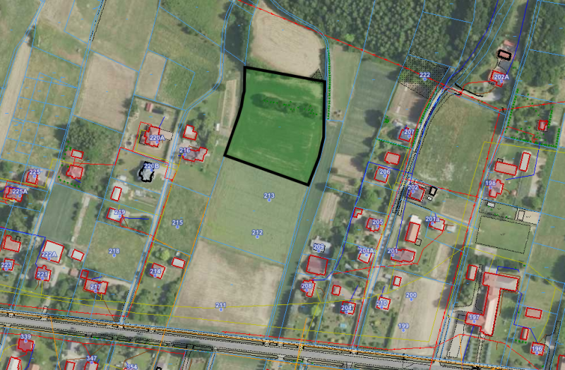 Widokowa działka budowlana z WZ w m. Dobrzechów - zdjęcie 1