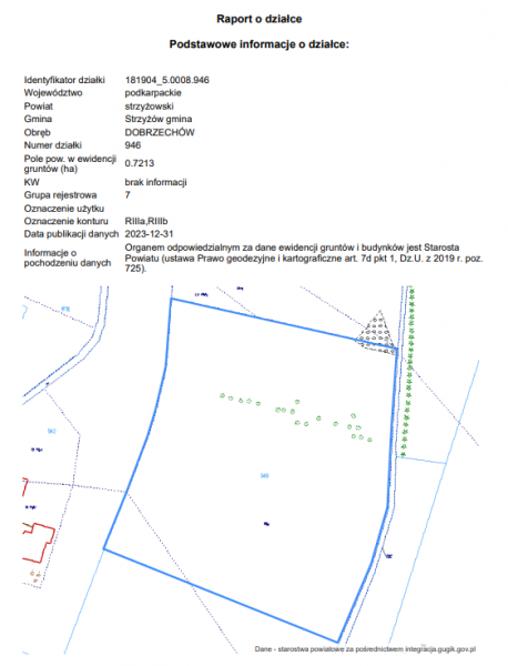 Widokowa działka budowlana z WZ w m. Dobrzechów - zdjęcie 5