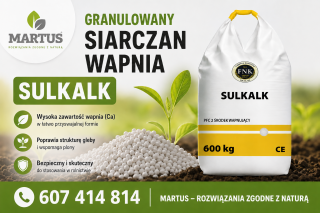Sulkalk - granulowany siarczan wapnia
