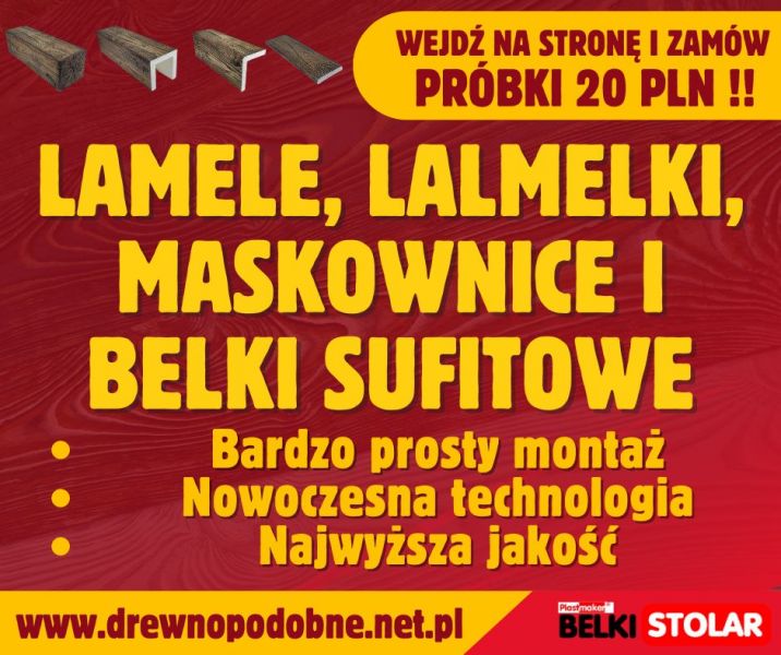 Drewnopodobne belki sufitowe na wymiar   / ZAMÓW PRÓBKI - zdjęcie 6