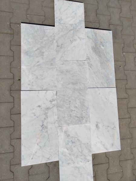 Płytka marmurowa Carrara Bianco 60x30x2 matowa - II gatunek - zdjęcie 10