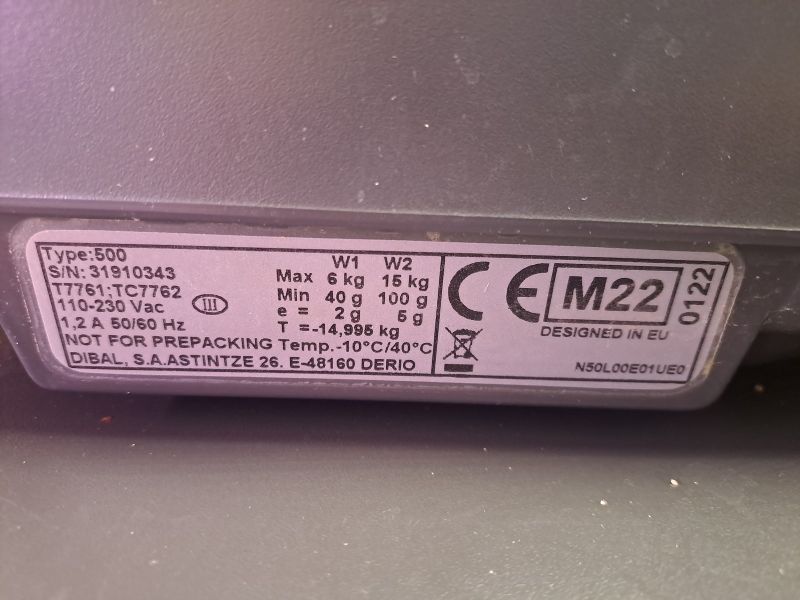 Waga etykietująca DIBAL W-025T. Stan bardzo dobry - zdjęcie 4