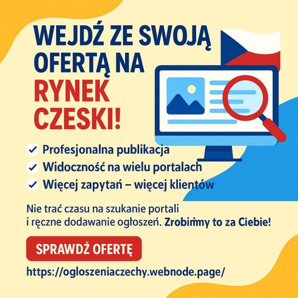 Promocja Twojej ofery w Czechach, dodawanie ogłoszeń - zdjęcie 1