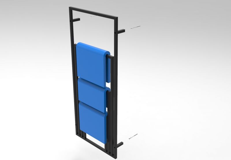 Drabinka na ręczniki wieszak łazienkowy do łazienki stelaż dekoracja - zdjęcie 10