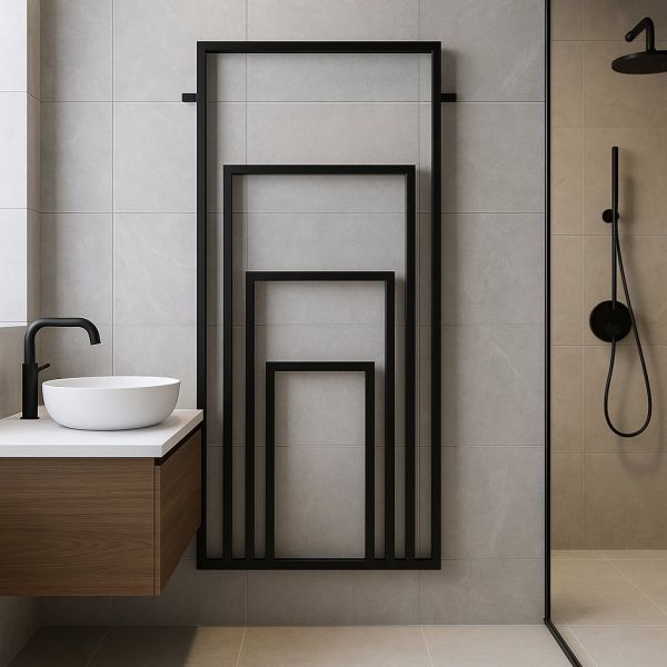 Drabinka na ręczniki wieszak łazienkowy do łazienki stelaż dekoracja - zdjęcie 2