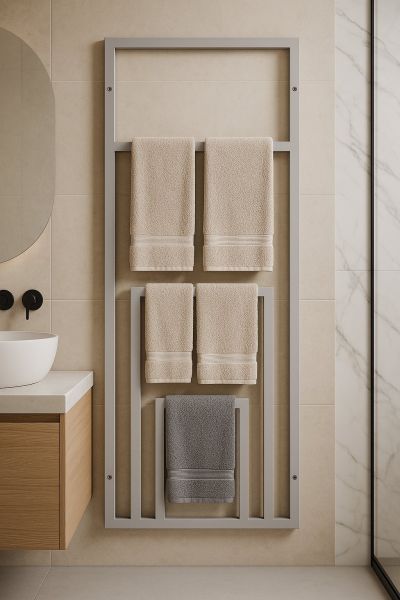 Drabinka na ręczniki wieszak łazienkowy do łazienki stelaż dekoracja - zdjęcie 6