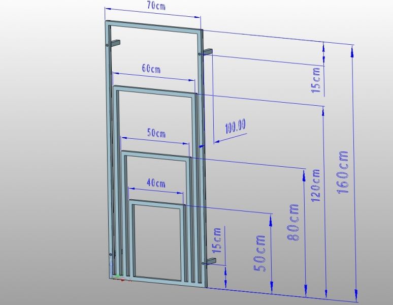 Drabinka na ręczniki wieszak łazienkowy do łazienki stelaż dekoracja - zdjęcie 3