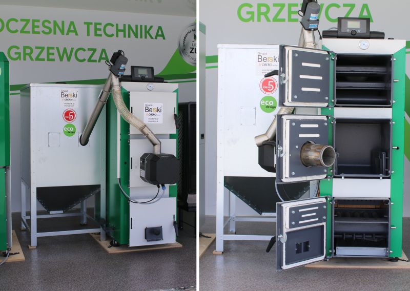 DrewKo Hybrid 24 kW – Dwupaliwowy (Pellet / Drzewo) - zdjęcie 2