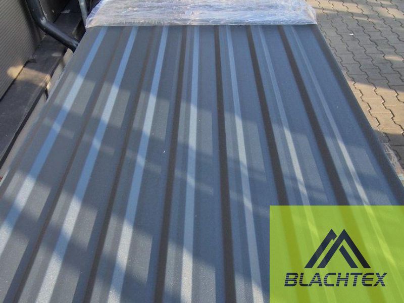 TANIA Blacha Trapezowa grafitowa antracyt mat i połysk Klęczany 2gat - zdjęcie 3