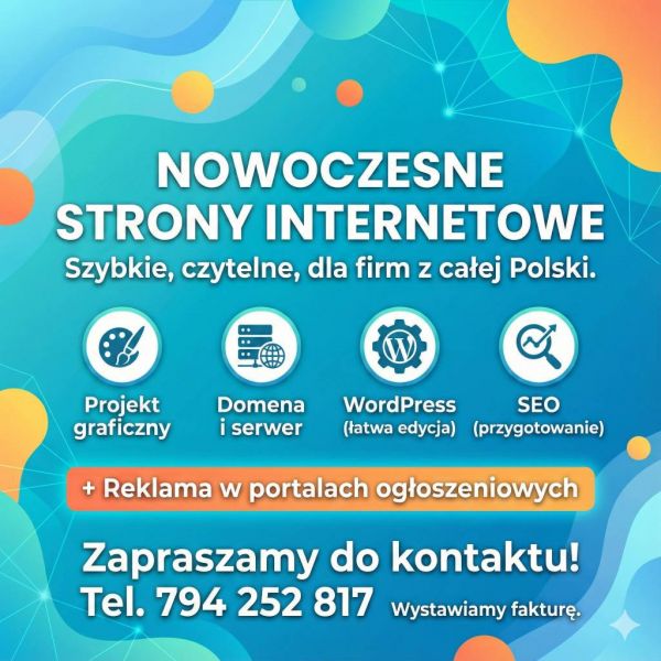 Strona internetowa od 500 PLN z mocną promocją na START/ FAKTURA - zdjęcie 1