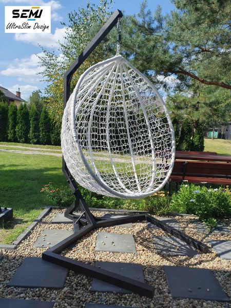 Stelaż stojak kokon wiszący fotel wolnostojący - zdjęcie 6