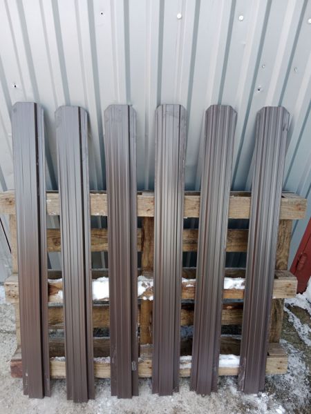 Sztachety metalowe - brąz połysk - wzór "BLACHTEX 3" - Kupno - zdjęcie 4