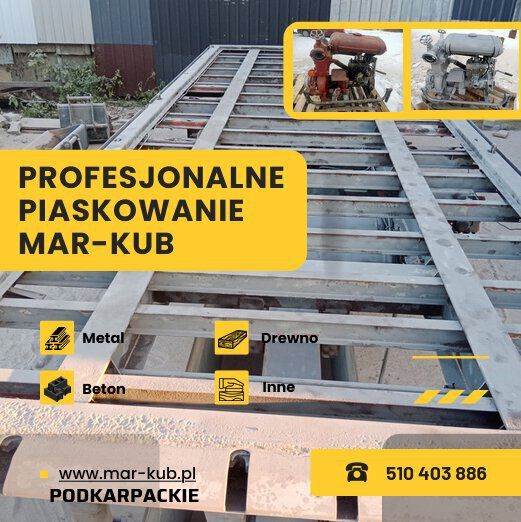Piaskowanie Dynów, Brzozów Metal Betono Drewno /Podkaprackie - zdjęcie 1