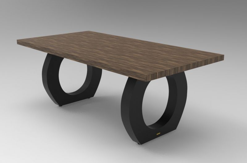 Nogi do stołu 3D pająk blat rama biurka stolik glamour noga biuro mebl - zdjęcie 2