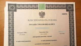 Wystawimy średnie, mature, licencjat, magistra w 7 dni 