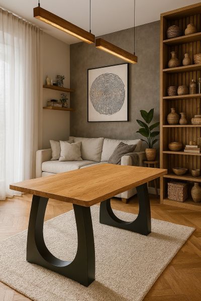 Nogi do stołu 3D rama biurka stolika loft meble noga glamour biuro  - zdjęcie 6