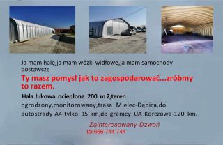 Hala magazynowa 200 m2-sprzedam,wynajmę