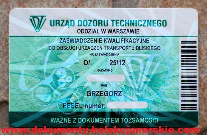 Dyplomy czeladnicze, mistrzowskie, kursy UDT - zdjęcie 1