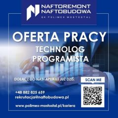 Technolog/ Technolożka programowania - Jedlicze