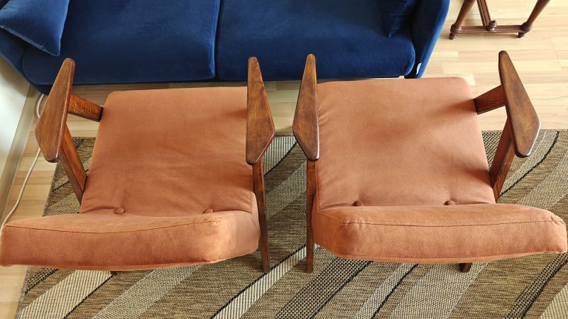 2 fotele z PRL po gruntownej renowacji - zdjęcie 3