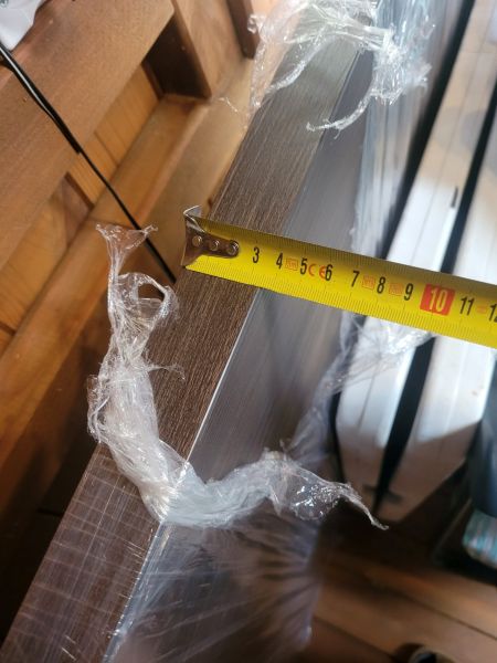 Blat 200x100cm z płyty laminowanej grubość 3,5cm, stan idealny - zdjęcie 4