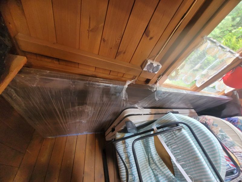 Blat 200x100cm z płyty laminowanej grubość 3,5cm, stan idealny - zdjęcie 2