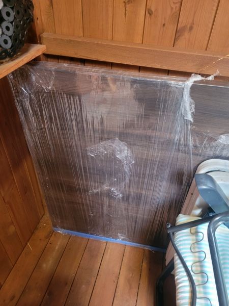 Blat 200x100cm z płyty laminowanej grubość 3,5cm, stan idealny - zdjęcie 1