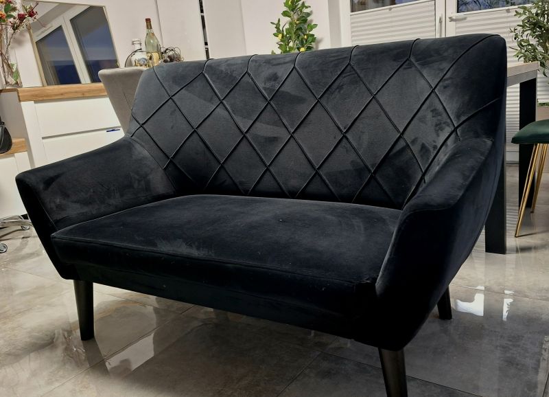 Sofa welurowa  - zdjęcie 2