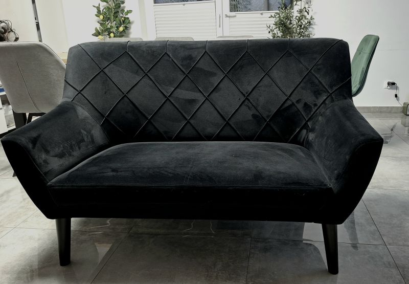Sofa welurowa  - zdjęcie 1