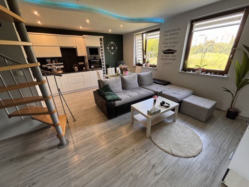 Nowoczesne mieszkanie w stylu Boho - Infiore Park Przemyśl , 47 m2  - zdjęcie 4