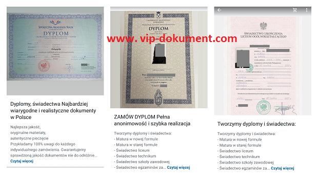 Kup dyplom magistra z wpisem, kup średnie i mature  - zdjęcie 1
