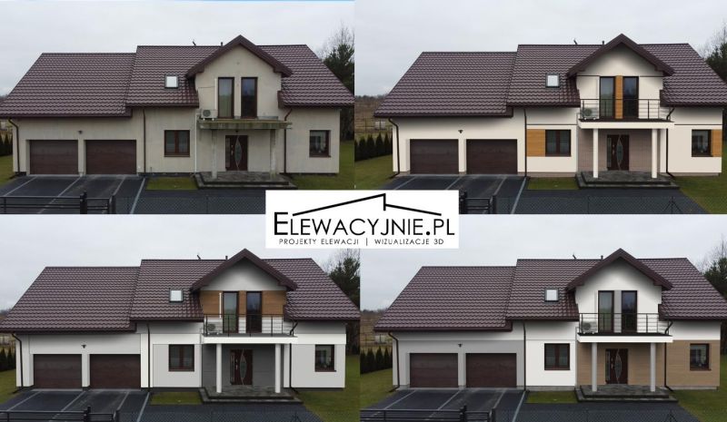 Unikalny projekt elewacji dopasowany do Ciebie - zdjęcie 1