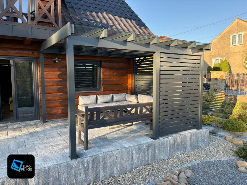 Zadaszenie aluminiowe, pergola ogrodowa - Polski producent Euro Fences - zdjęcie 2