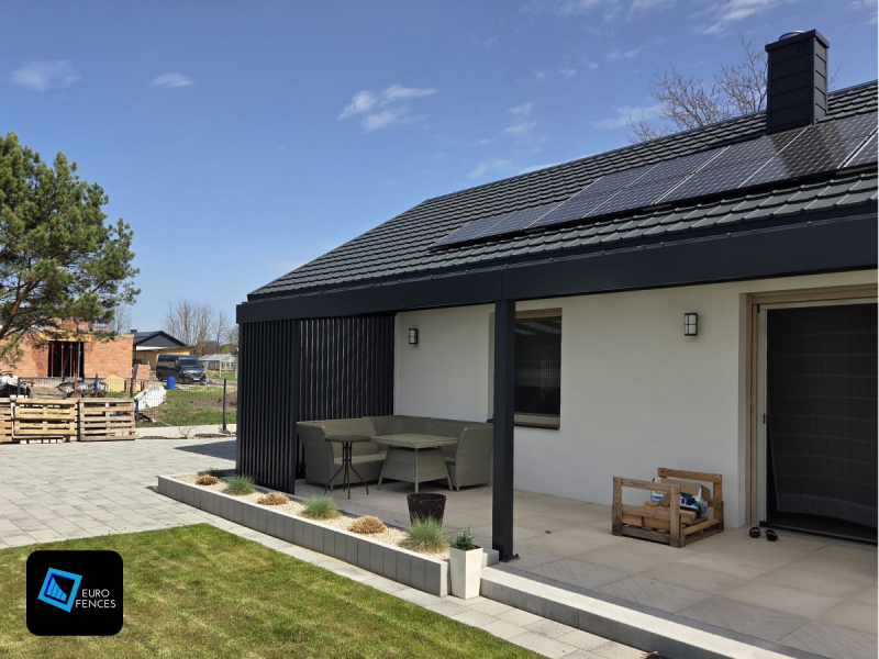 Zadaszenie aluminiowe, pergola ogrodowa - Polski producent Euro Fences - zdjęcie 4