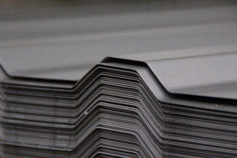 Tania Blacha - trapez T14 - Szary połysk , 0,60 mm grubości - KUPNO - zdjęcie 2