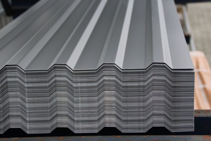 Tania Blacha - trapez T14 - Szary połysk , 0,60 mm grubości - KUPNO - zdjęcie 3