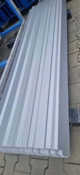 Tania Blacha - trapez T14 - Szary połysk , 0,60 mm grubości - KUPNO - zdjęcie 4