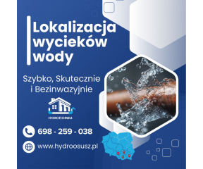 Lokalizacja przecieków wody 
