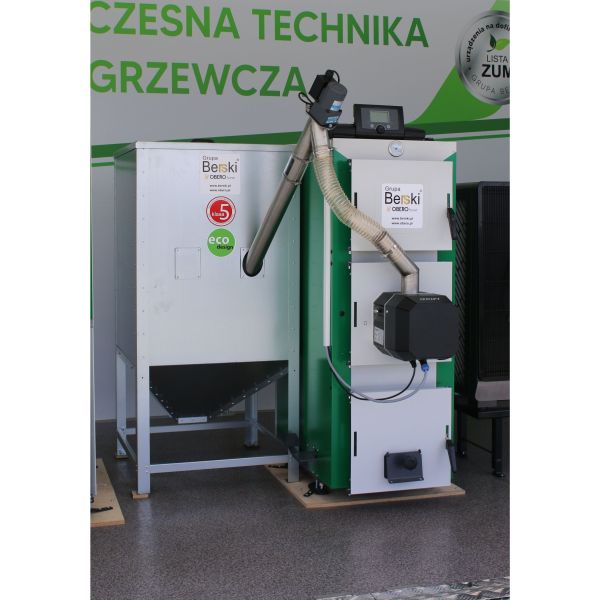 DrewKo Hybrid 18 kW – jeden kocioł na pellet i drzew - zdjęcie 4