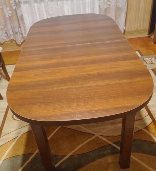 Sprzedam duży stół rozkładany + 6 krzeseł - zdjęcie 2