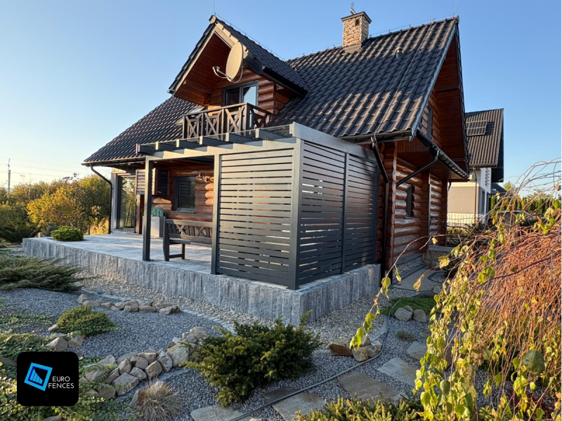 Pergola, zadaszenie aluminiowe - Polski producent Euro Fences - zdjęcie 1