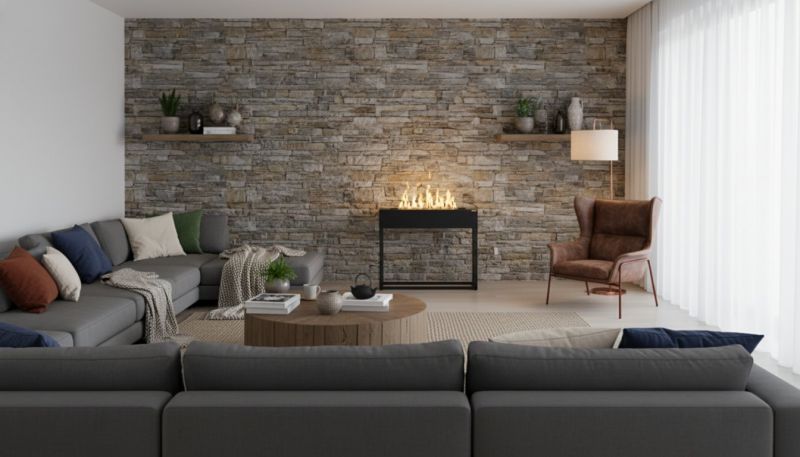 Stelaż biokominek pod palnik wkład palenisko biopaliwo bioetanol - zdjęcie 4