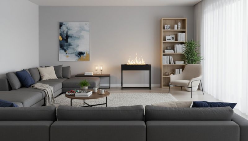 Stelaż biokominek pod palnik wkład palenisko biopaliwo bioetanol - zdjęcie 6