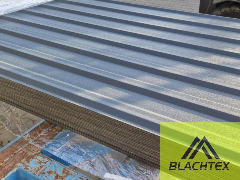 Blacha Trapezowa T14 - grafit połysk/mat - 2 gatunek - Kupno - zdjęcie 2