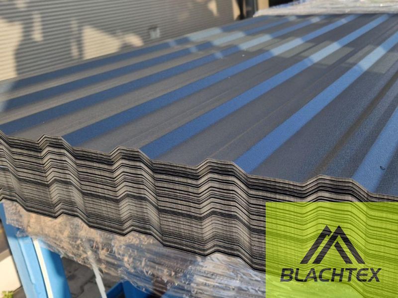 Blacha Trapezowa T14 - grafit połysk/mat - 2 gatunek - Kupno - zdjęcie 1