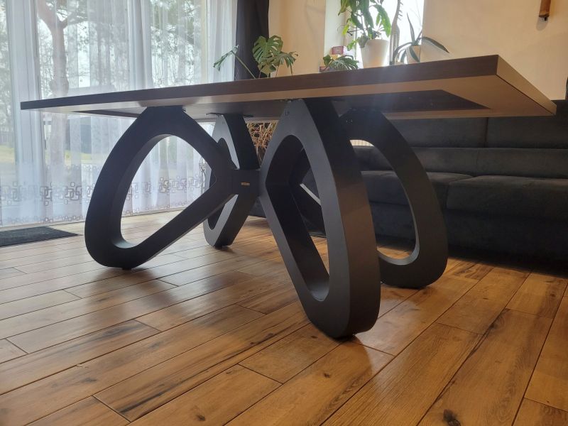 Noga do stołu 3D ławy stolika stołu biurka nogi blat biuro pająk meble - zdjęcie 7