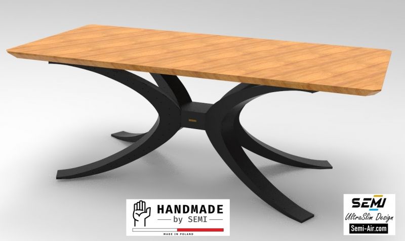 Noga do stołu 3D ławy stolika stołu biurka nogi blat biuro pająk meble - zdjęcie 4