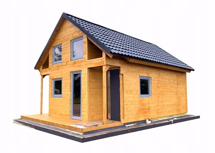 Drewniany domek całoroczny letniskowy Producent  5m/7m 15/20 - zdjęcie 1